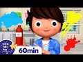 Mixing Colors Song +More Nursery Rhymes and Kids Songs | Little Baby Bum