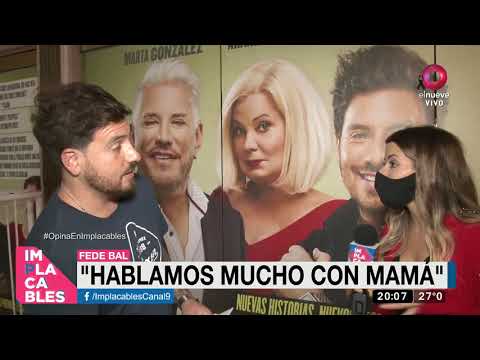 Fede Bal: Estoy feliz de haber hablado con mi mamá