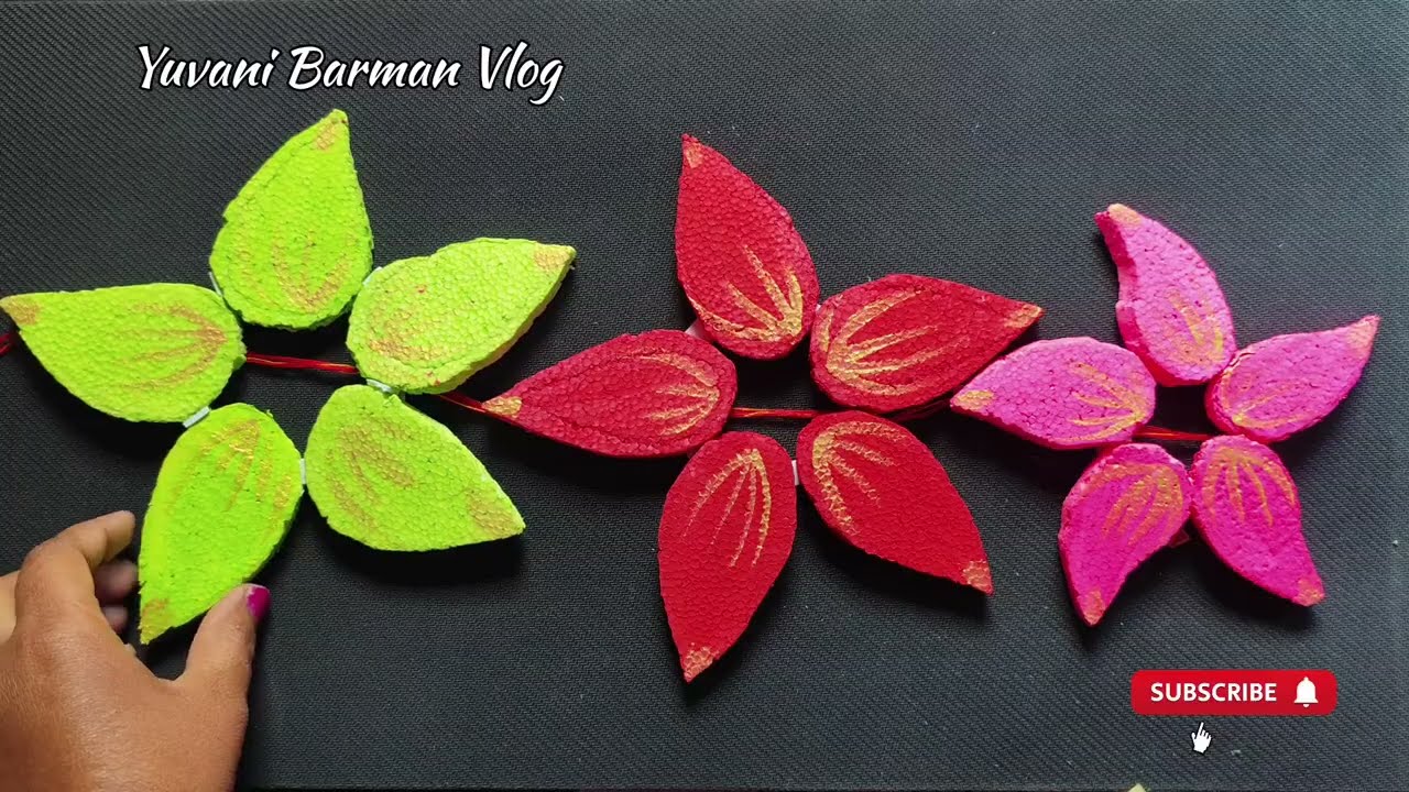 Thermocol craft idea wall hanging, beautiful wall hanging idea, thermocol craft idea. 