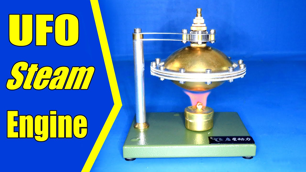 UFO Spin Suspension Stirling Engine Kit Electric Generator Educational Model Toy 