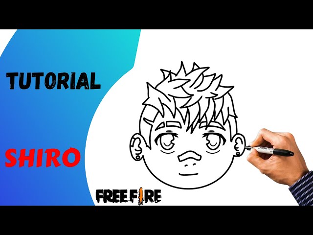 DESENHANDO SHIRO E SKIN COBRA FREE FIRE _ Dibujando Free Fire / Gambar Free  Fire 