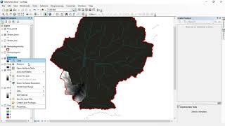 || CATCHMENT AREA CALCULATION USING ARCGIS10.4 || WATERSHED ANALYSIS ||