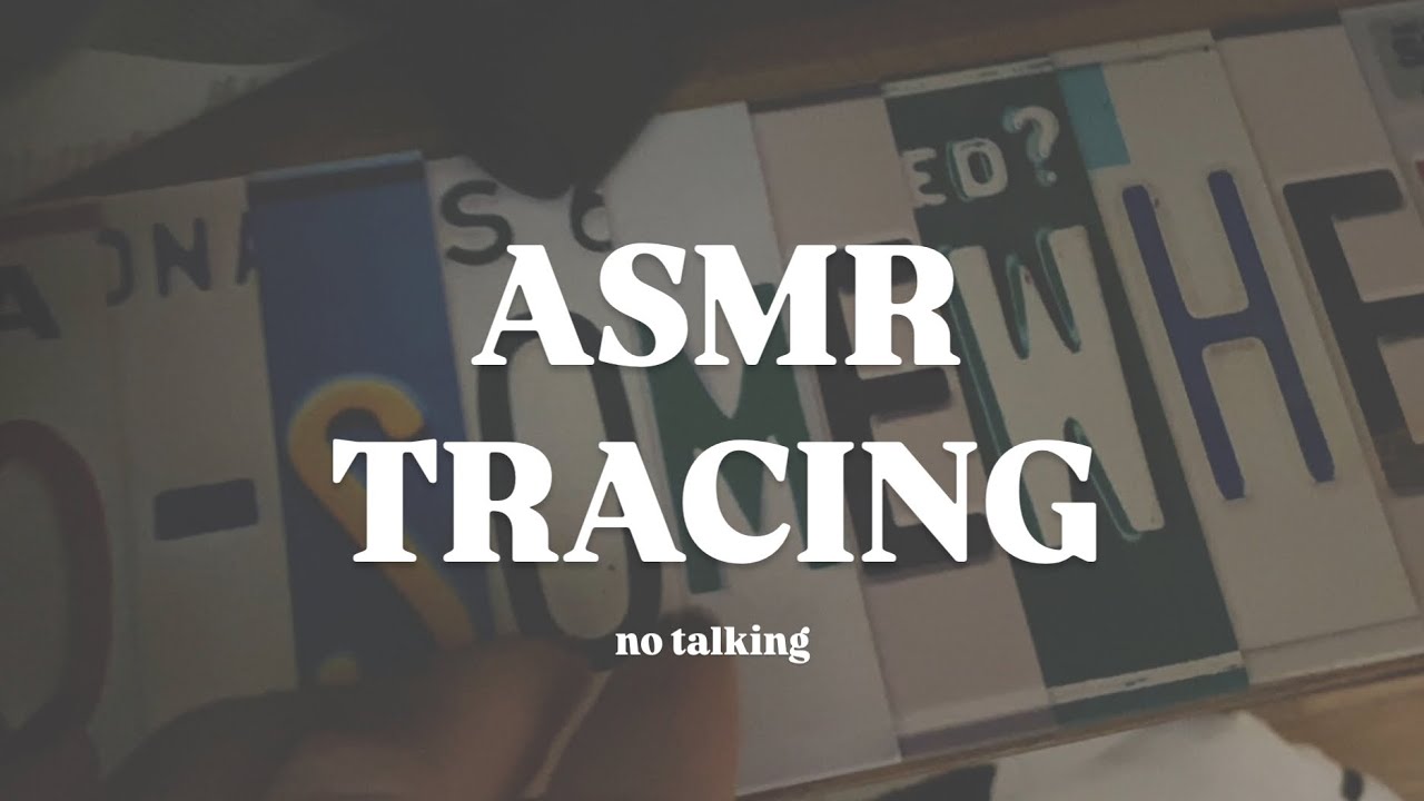 ASMR Lofi Tracing Random Objects ✨ | Tapping, Scratching | No Talking