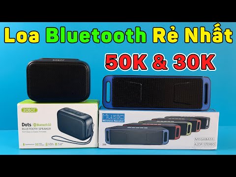 Mở Hộp Loa Bluetooth Giá Rẻ Nhất Trên Đời - Robot RB100 Và SC208