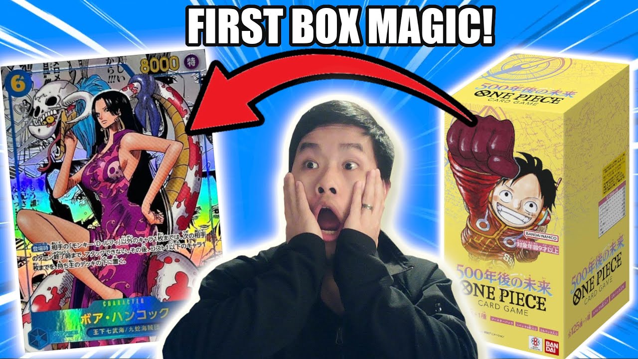 $2600 Boa MANGA Pulled! 500 Years In The Future OP07 Booster Box