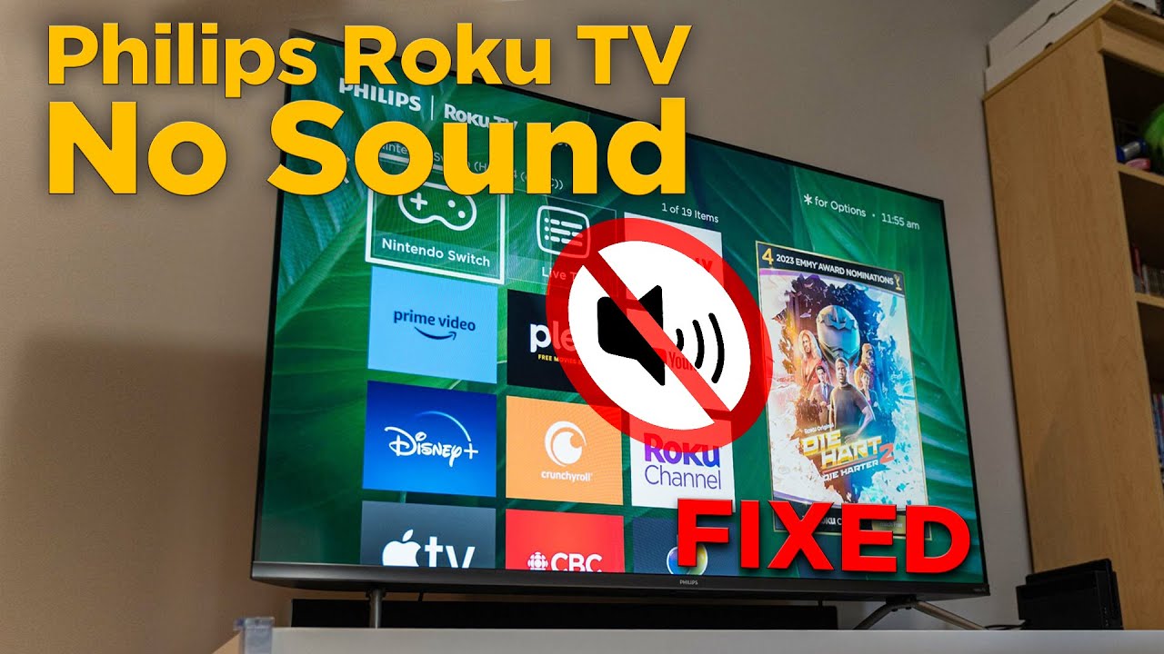 Philips Roku Tv No Sound