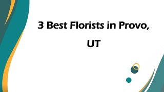 3 Best Florists in Provo, Utah 2024 | Flower Shops