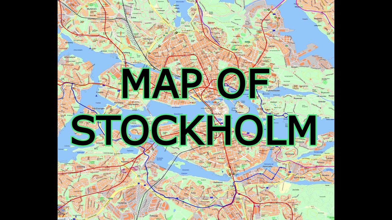 MAP OF STOCKHOLM