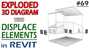 #69 | Exploded 3D Diagram in Revit with Displace Elements [DEEPAK VERMA]