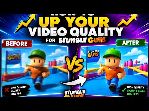 How to up your video quality of stumble guys in inshot 🫡