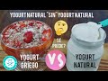 YOGURT natural "SIN yogurt natural" (ademas yogurt GRIEGO y postre)😋🍓🍧🍓🍧🍓🍧🍓🍧🍓😎