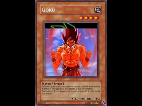 carte di dragonball ! ma con yu gi oh cardmaker ! - YouTube