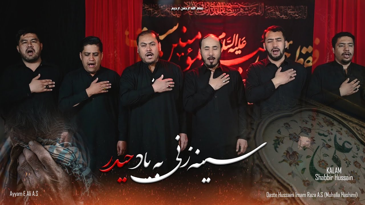 Seena Zani Ba Yad Haider A.S || سینہ زنی بہ یاد حیدرؑ || Ayyam E Ali A.S || 2025