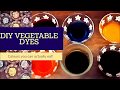 DIY Plant Based Dyes || Vegetable Dyes || Home dyed Fabric || Extracting colors from natural sources