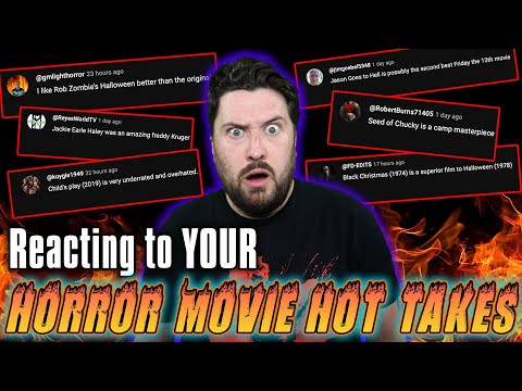 Reacting to YOUR Horror Movie Hot Takes