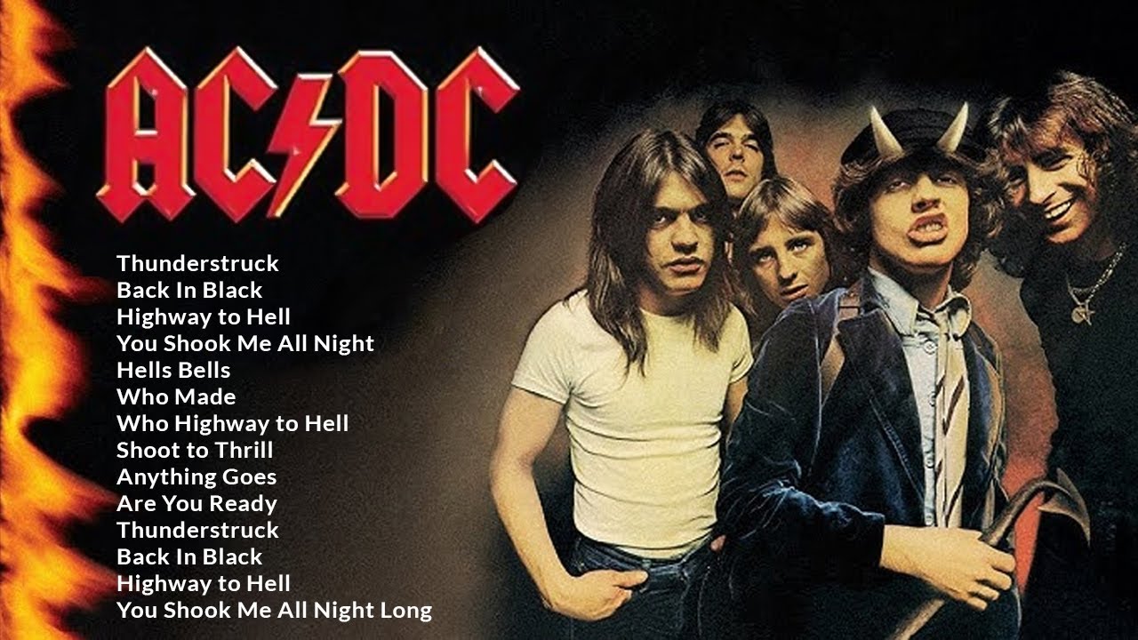 AC/DC Best Rock Songs - The Best Songs Of AC/DC Nonstop Playlist - YouTube