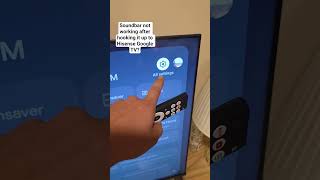 Sound bar Hisense Tv not working?setup easy