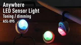 ASL-095 Anywhere LED Sensor LightToning / dimming