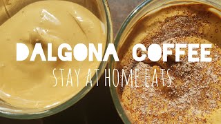 Easy Dalonga coffee - 2 different ways and 3 ingredients (stay at home and drink coffee) Asmr