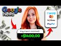 How to make 1400 per article using google news and ai from your phone  make money online 2023
