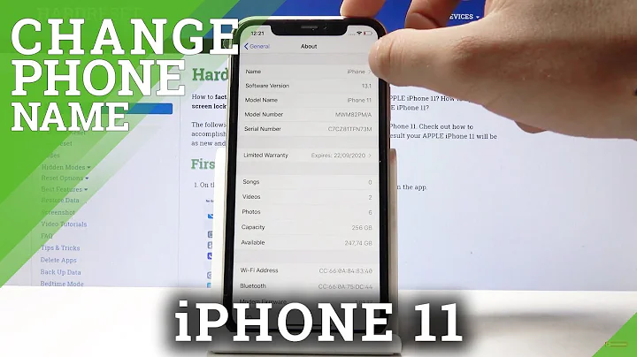 How to Change Device’s name in iPhone 11 – Personalize APPLE iPhone