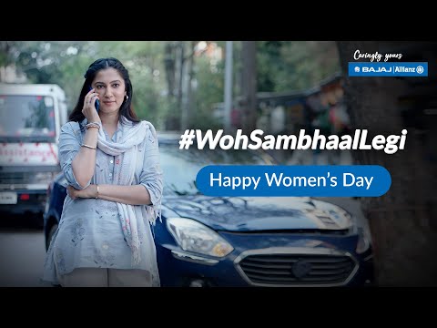 How To Claim for Damaged Car - Women's Day Campaign | Bajaj Allianz General Insurance