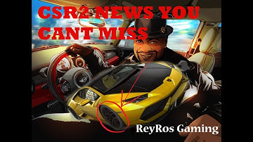 CSR2 NEWS IN CSR2?? YOU WON