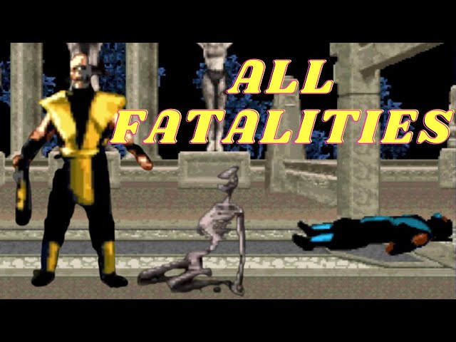 These are 1992 Mortal Kombat arcade Fatalities #classicarcadegames