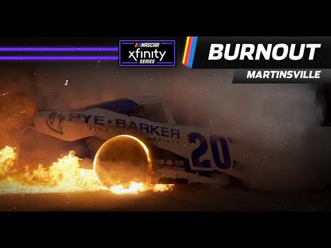 John Hunter Nemechek burns it down after lighting it up at Martinsville