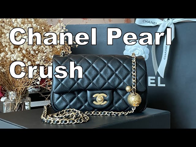 Unboxing Chanel Square Mini Pearl Crush RED 2021 Spring/Summer 
