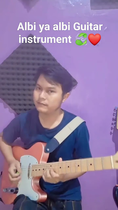 albi ya albi Instrument Guitar cover #cover #albiyaalbi #viral #shorts #guitar #fyp #sholawat #fypp