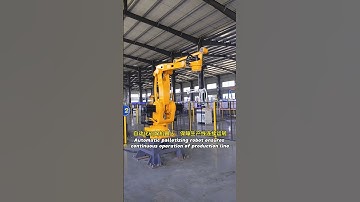 Automatic palletizing robot ensures continuous operation of production line #robot#robotarm