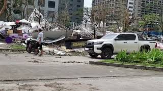 Typhoon Odette (Rai) 16Dec2021 I.T. Park3 Cebu City Aftermath