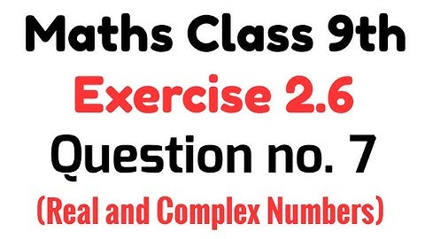 Ex 2.6 Q no. 7 Class 9 Ch 2 - Unit 2 Exercise 2.6 Question no. 7 Class 9 PTB Math - Learning Zone