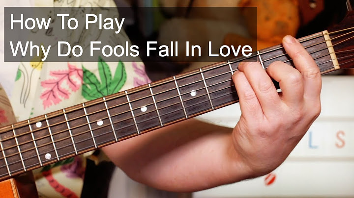 Why Do Fools Fall in Love Guitar version - Guitar performance video thumbnail