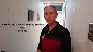 How small can my cruise ship balcony cabin be?
