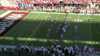 Famous Dre Kirkpatrick vs Arkansas 2011 Profile