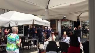 Praça da alimentação, Coimbra, Portugal.