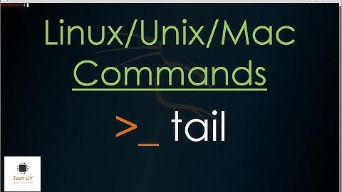 Tail command in Unix/Linux