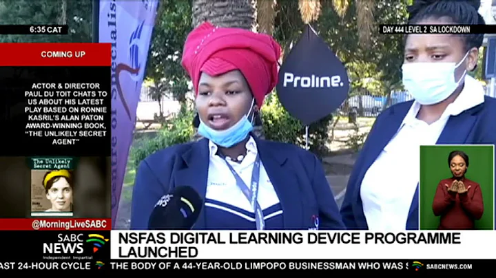 Higher Education Minister, Blade Nzimande launches the NSFAS' Digital Learning Device programme