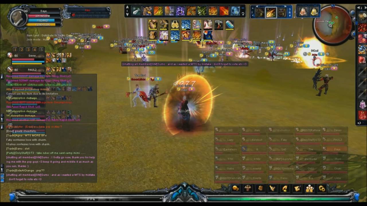 SHAIYA EXILE - DD1 PVP  HUNTER