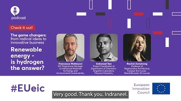 #EUeic Podcast Series - Episode 2: Renewable energy - is hydrogen the answer?