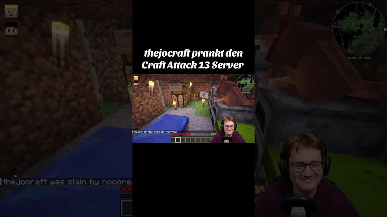 thejocraft prankt den Craft Attack 13 Server 