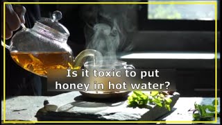 Is it toxic to put honey in hot water