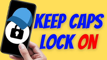 How To Keep Caps Lock On For iPhone