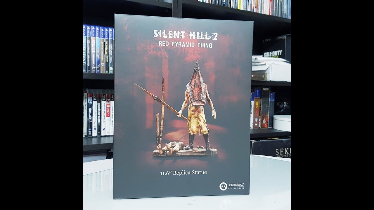 Silent Hill 2 Red Pyramid Thing Replica Statue  unboxing