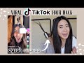 Testing Viral TikTok Hair Hack Using The Dyson Airwrap | Low Heat Straightening