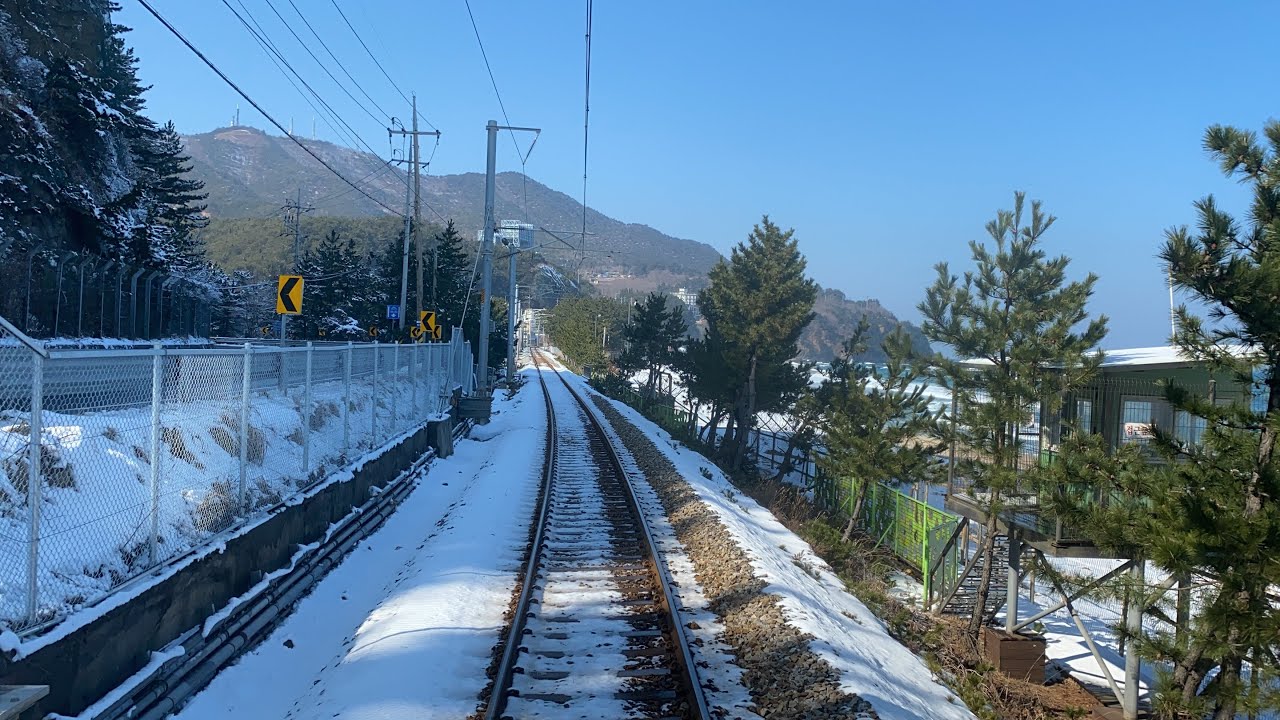 부전행 영동선 무궁화호 강릉→동해 주행영상