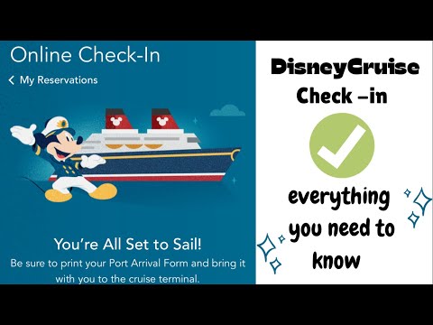 Disney Cruise Vacation || Check-in || Everything you need to know