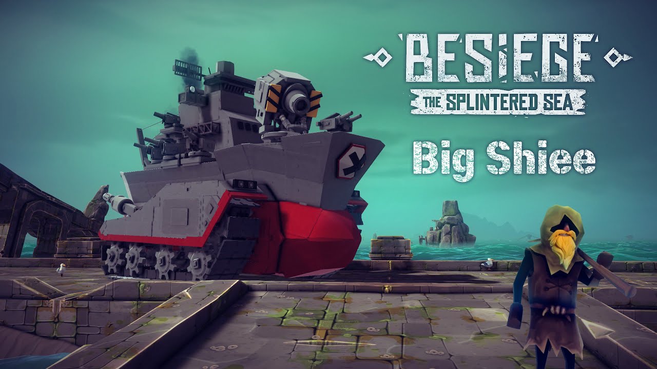 [Besiege] 비시즈 바다DLC - 메탈슬러그 보스 빅 셰이 제작(Big Shiee)